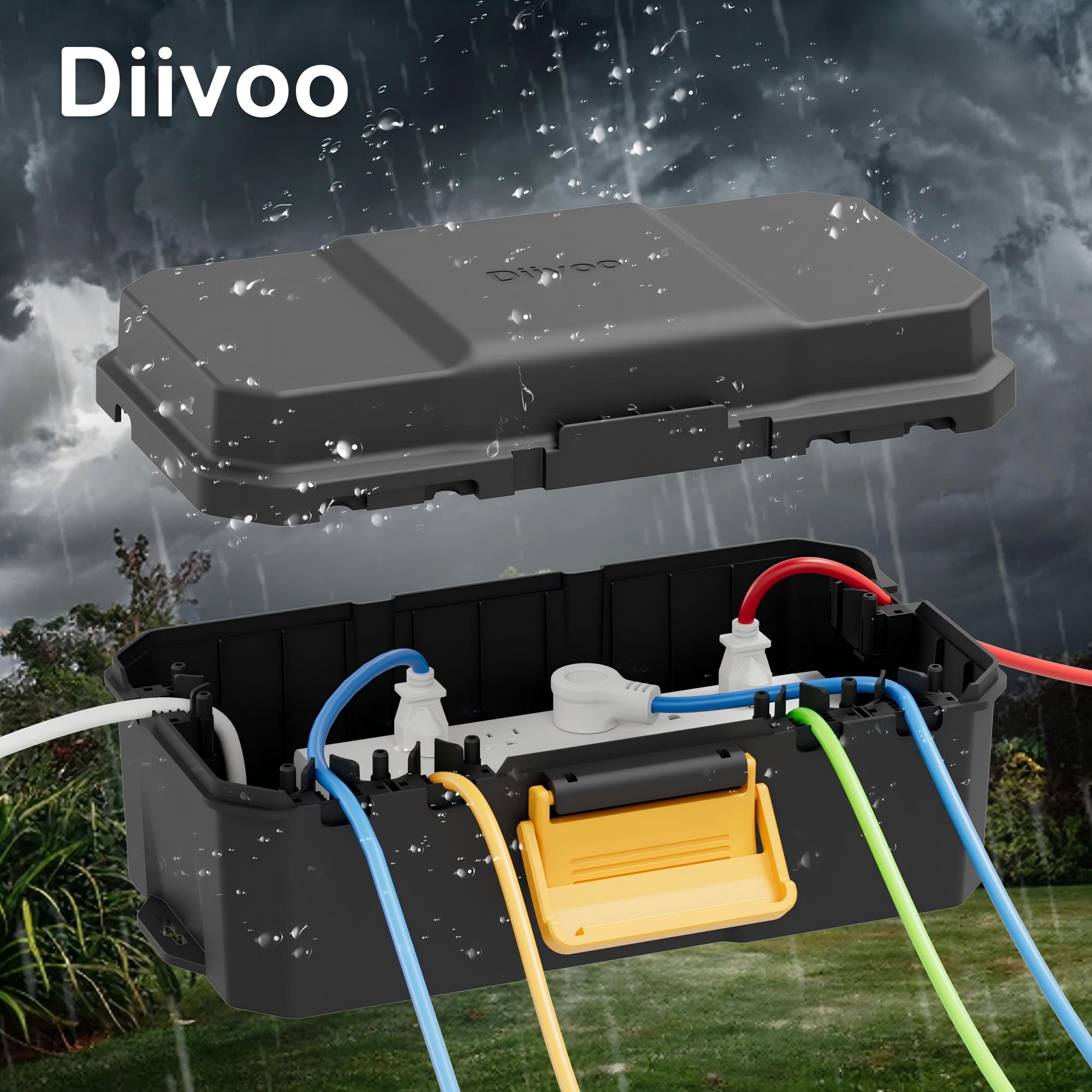 Smart Garden Storage - Diivoo Waterproof Electrical Box Outside Cable