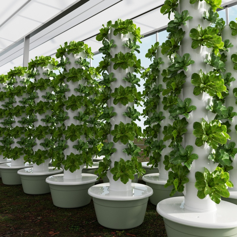9 Layer Hydroponic Tower Growi - Vertical Planter Tower 评论和价格