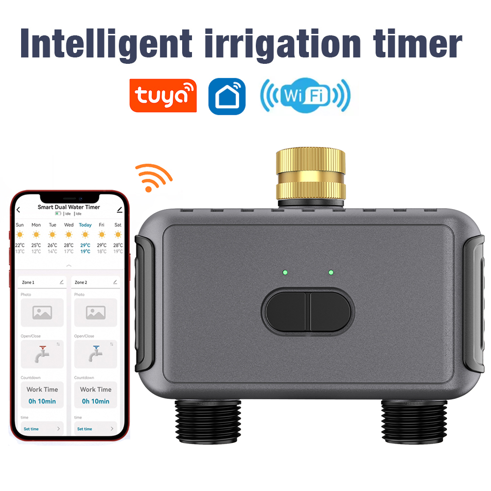 Tuya WiFi Water Timer Smart 2  - Smart Garden Monitoring System 评论和价格