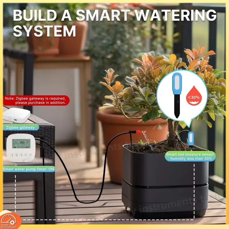 Smart Soil Moisture Temperatur - Smart Garden Monitoring System 评论和价格
