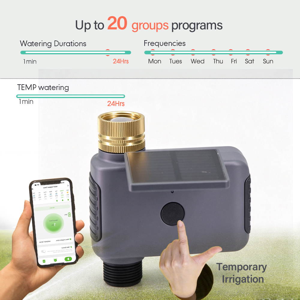 BSP/NPT Tuya Smart Solar Wifi  - Smart Garden Monitoring System 评论和价格
