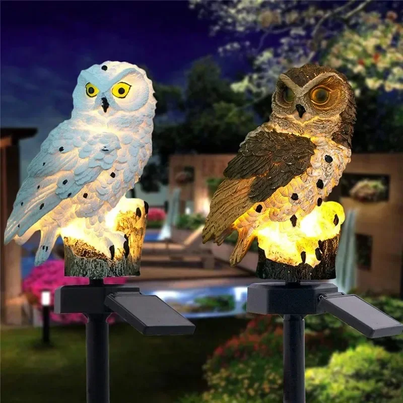 Solar Owl Statue Garden Light  - Smart Garden Lamp 评论和价格