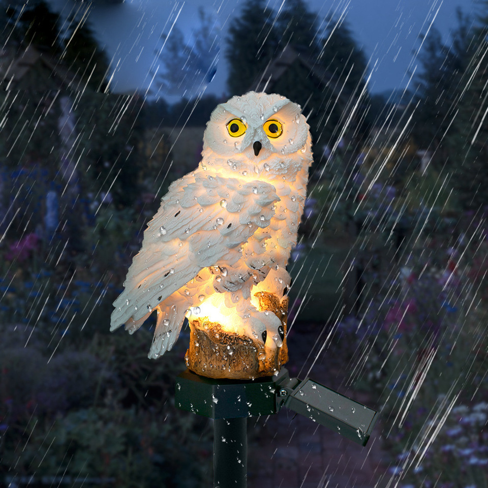 Solar Owl Statue Garden Light  - Smart Garden Lamp 评论和价格