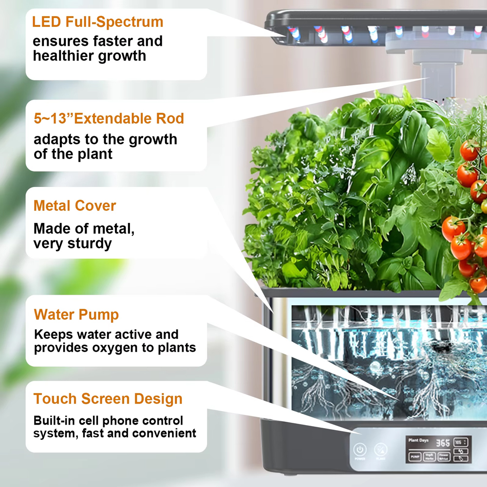 WiFi 8-pot Stainless Steel Sma - Smart Garden Gate 评论和价格