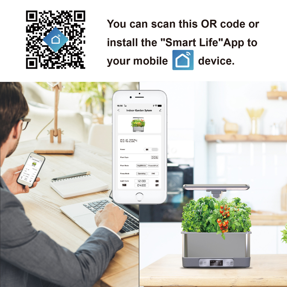 WiFi 8-pot Stainless Steel Sma - Smart Garden Gate 评论和价格