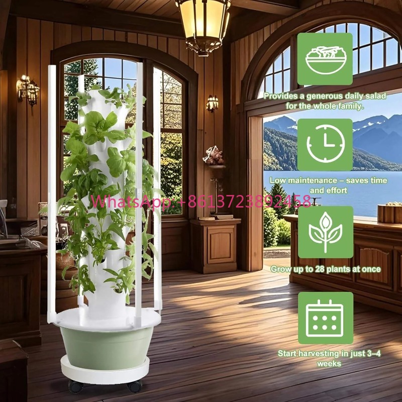 Hydroponic Growing Kit System  - Vertical Planter Tower 评论和价格