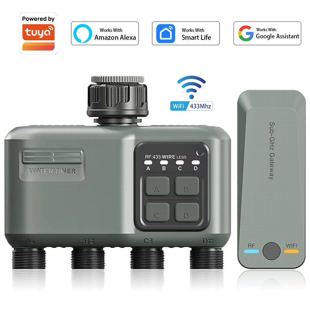 4 Outlet Programmable Water Ti - Smart Garden Kit 评论和价格