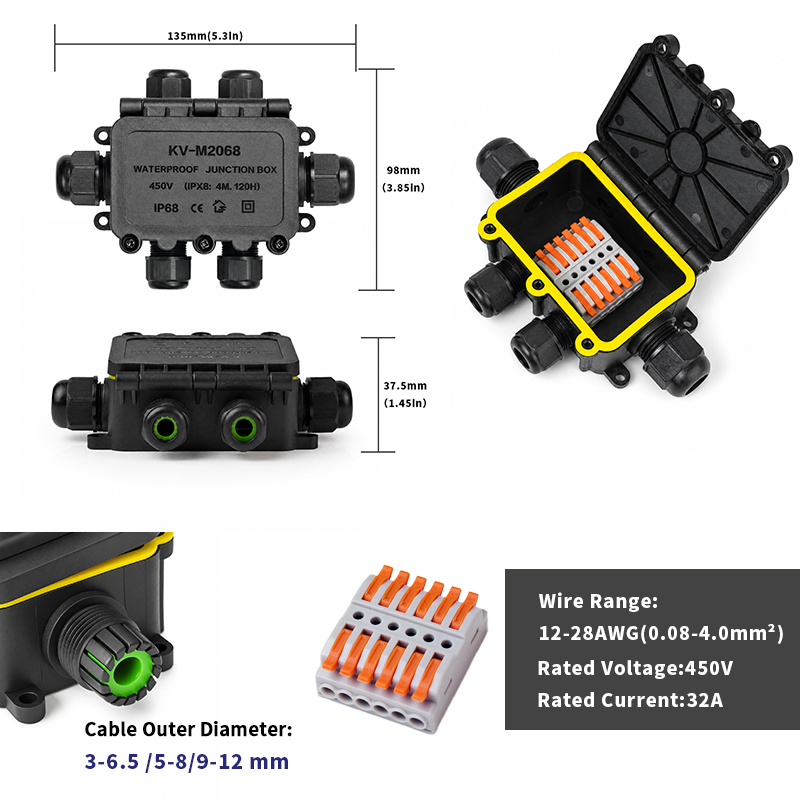 IP68 Waterproof Junction Box 2 - Smart Garden Storage 评论和价格