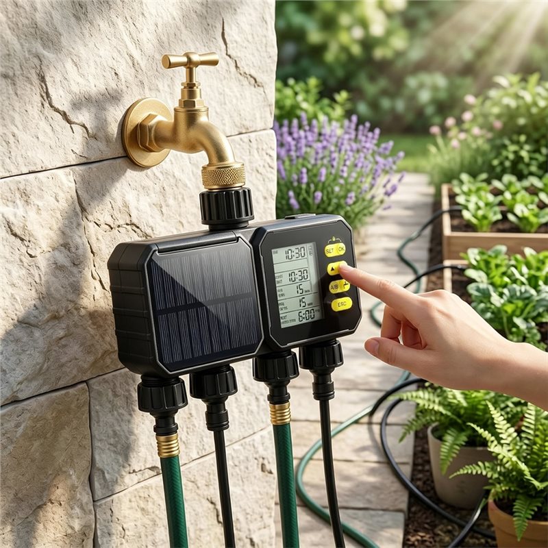 Solar Powered Wifi Watering Ti - Smart Garden Zone 评论和价格