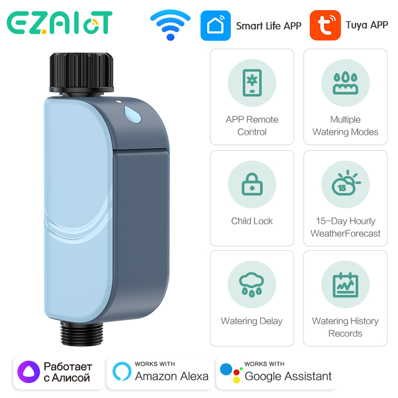 Smart Tuya WIFI Garden Waterin - Smart Garden Monitoring System 评论和价格